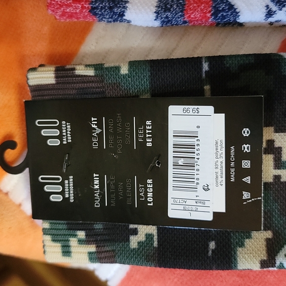 3 Pairs PKWY by Dwyane Wade Classic Crew Socks - Picture 5 of 5